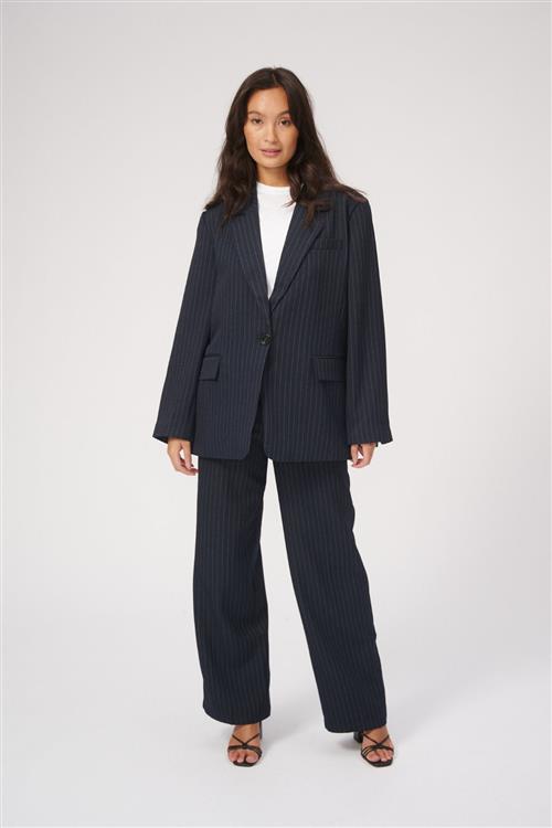 Oversized Suit - Pakketilbud (Navy Pinstripe) - Herre - Default Title - TeeShoppen