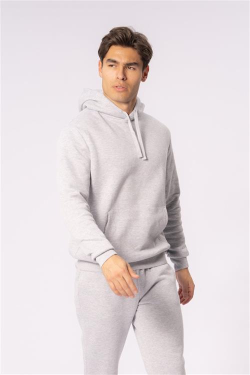 Essential Hoodie - Gråmeleret - XL - TeeShoppen