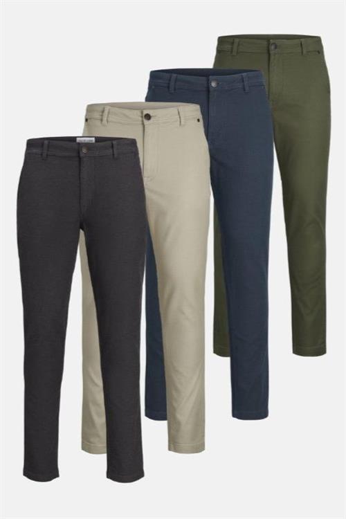 4 stk. Originale Performance Structure Pants (Regular) - Pakketilbud - Regular fit - Herre - Default Title - TeeShoppen