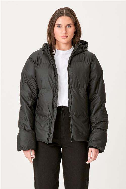 Lexie Coated Jacket - Sort - S - TeeShoppen