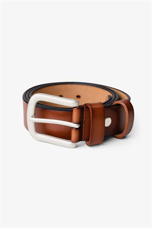 Walton Læderbælte - Brun - 105-cm - TeeShoppen