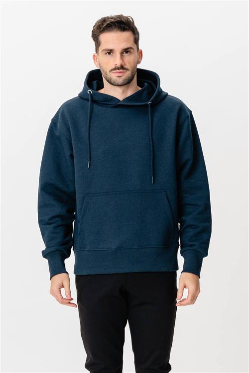 Heavy Hoodie - Navy - 2XL - TeeShoppen