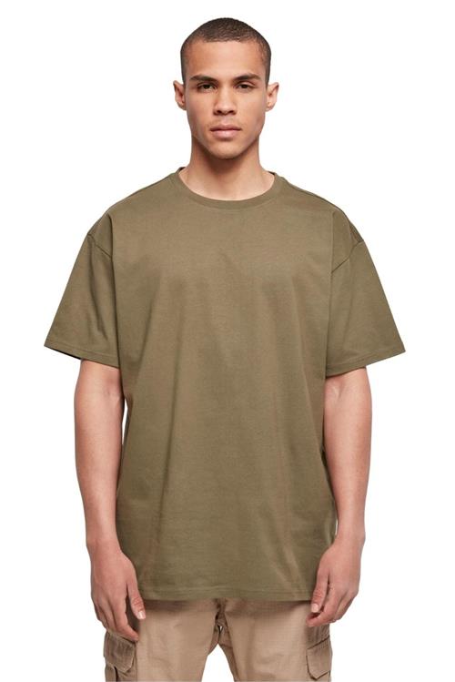 Heavy Oversized T-shirt - Olive - M - TeeShoppen