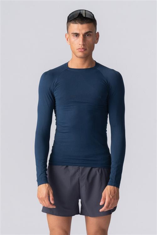 Prime Langærmet T-shirt - Navy - M/L - Roly