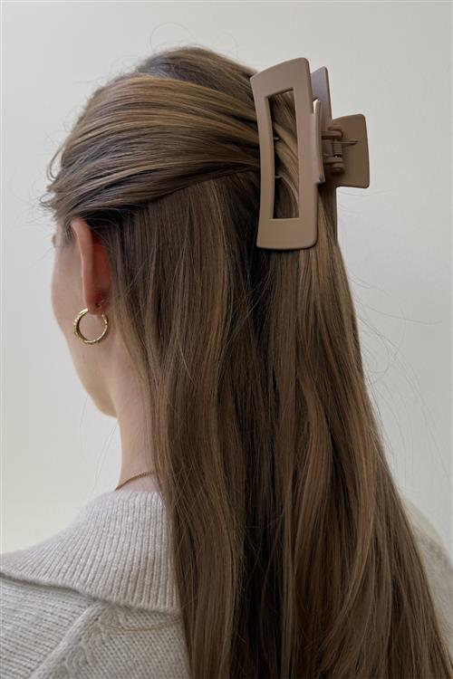 Lina Hårklemme - Khaki - One-Size - TeeShoppen