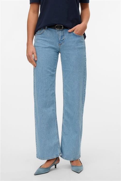 Alexis Lav Talje Denim Jeans - Lys Blå Denim - 29/32 - Vero Moda