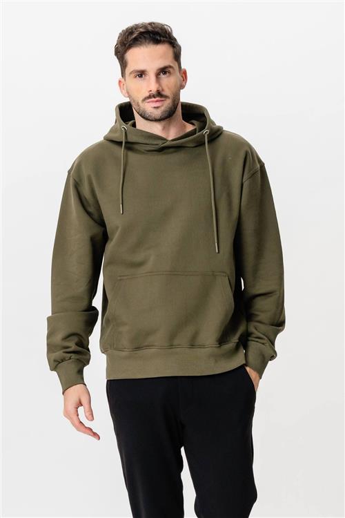 Heavy Hoodie - Army - XL - TeeShoppen