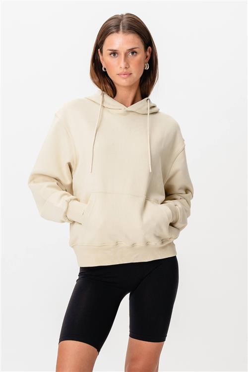 Heavy Hoodie - Beige - XL - TeeShoppen