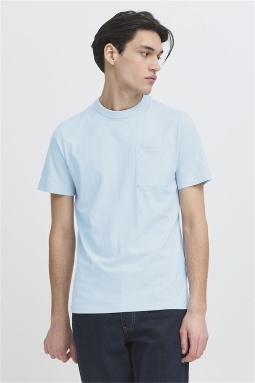 T-shirt Med Lomme - Lyseblå - S - TeeShoppen