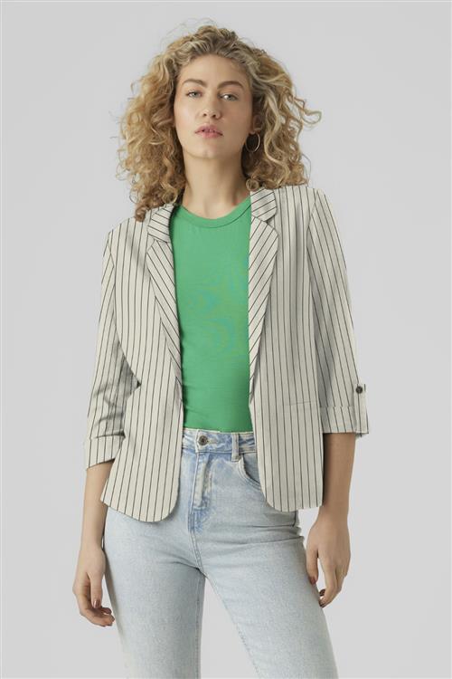 Jesmilo 3/4 Løs Blazer - Sølv Lining - M - Vero Moda