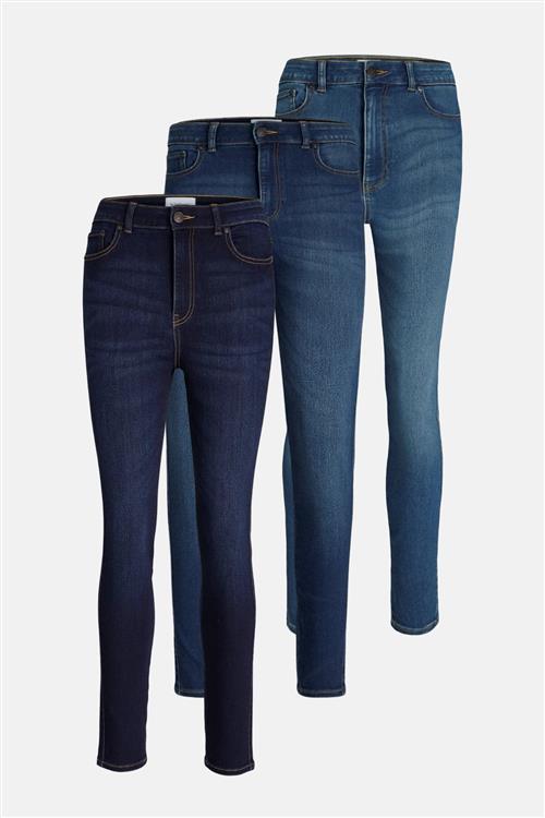 3 stk. Originale Performance Skinny Jeans - Pakketilbud - Default Title - TeeShoppen