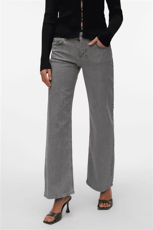 Alexis Lavtaljede Denim Jeans - Lys Grå Denim - 30/32 - Vero Moda