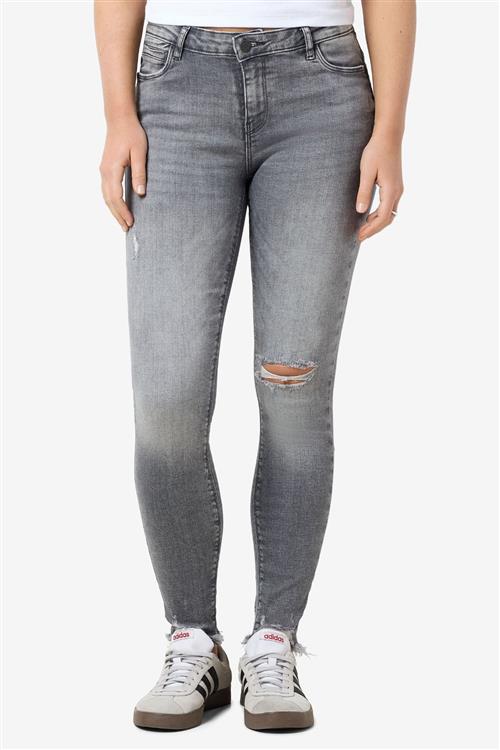 Kimmy Skinny Jeans - Medium Grå Denim - 27/30 - Noisy May