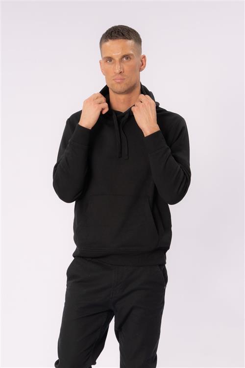 Essential Hoodie - Sort - S - TeeShoppen