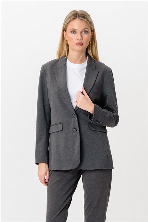 Performance Blazer - Mørkegrå - S - TeeShoppen