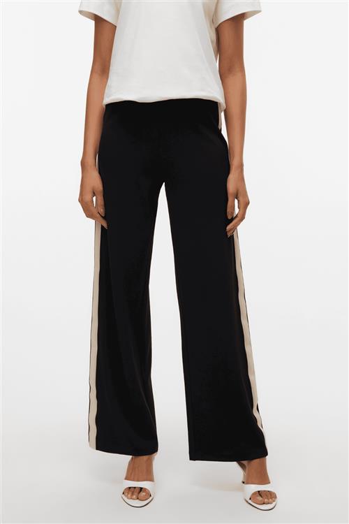 Berlin MW Wide Panel Pant - Sort - L/32 - Vero Moda