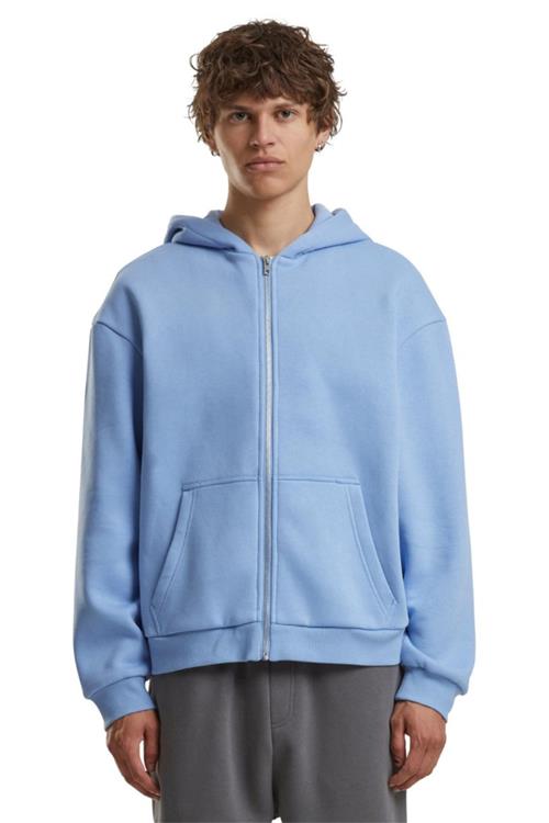 Everyday Zip Hoodie - Powder Blue - 2XL - TeeShoppen