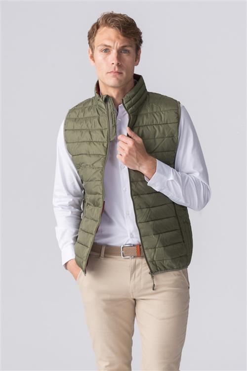 Oslo Vest - Army - S - Roly