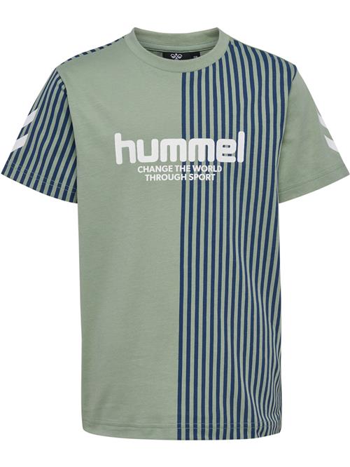 Se Hummel Shirts 'Mexi Go'  mørkeblå / grøn / hvid ved About You