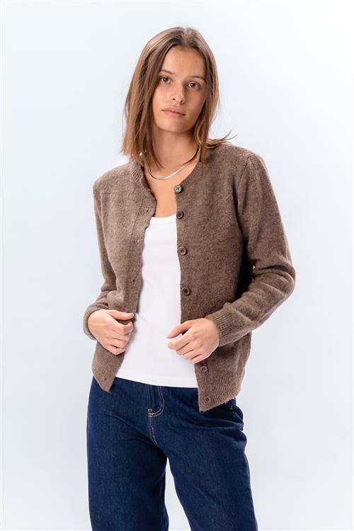 Mathilde Cardigan - Moka - One size - TeeShoppen