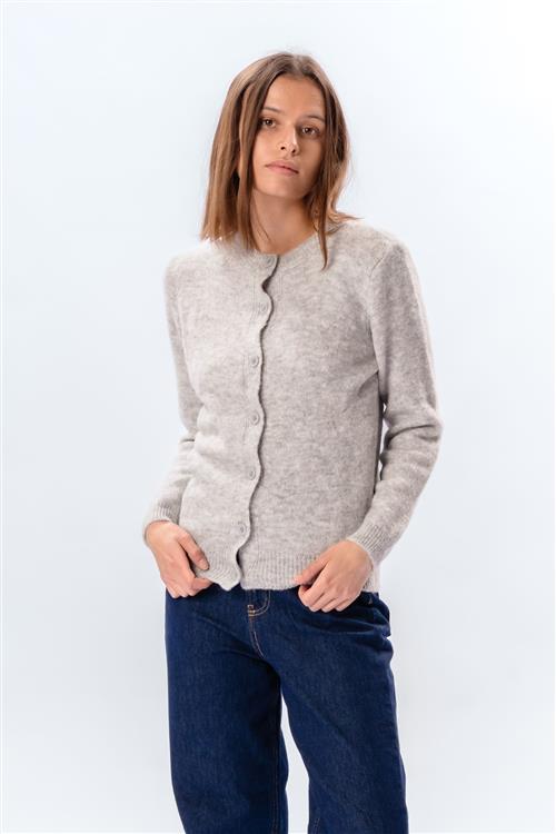 Mathilde Cardigan - Grå - One size - TeeShoppen