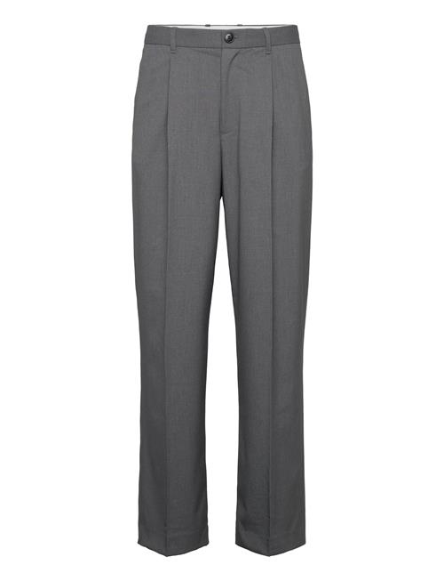 Uno Loose Suit Trousers Weekday Grey