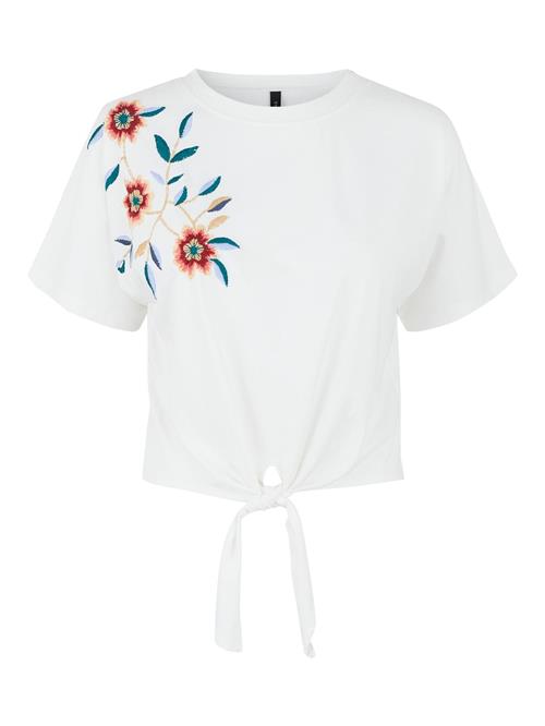 YAS Shirts 'Fabian'  beige / petroleum / rød / hvid