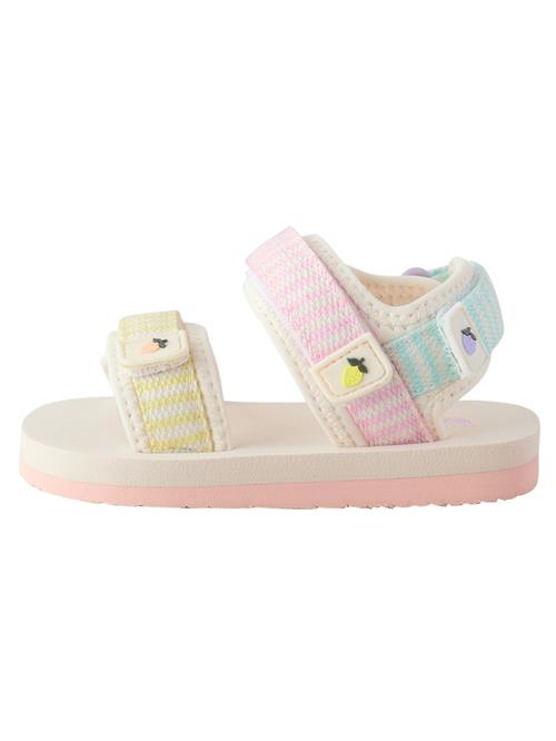 Next Sandaler  lysebeige / himmelblå / gul / rosé