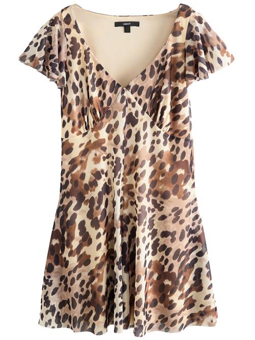 Next Sommerkjole  beige / lysebeige / brun / sort