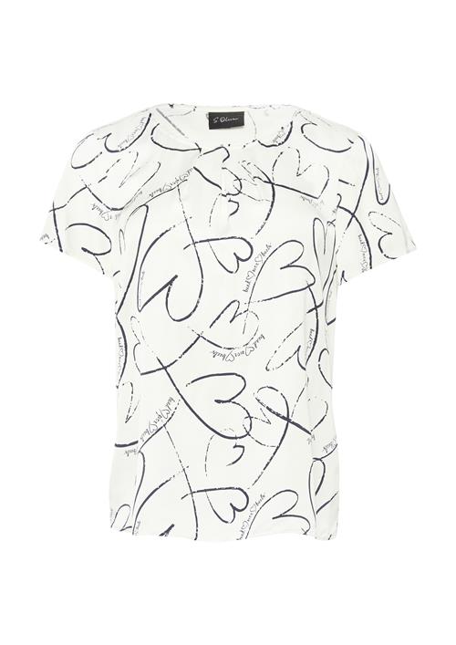 s.Oliver BLACK LABEL Bluse  ecru / natblå