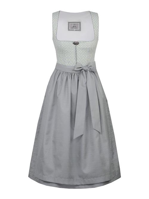 MARJO Dirndl 'Neuried'  grå / mint / lysegrøn / hvid
