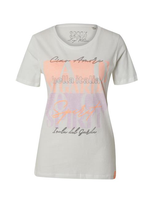 Soccx Shirts  orange / lyserød / uldhvid