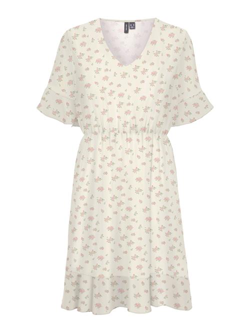 Vero Moda Petite Sommerkjole 'VMSMILLA'  oliven / lyserød / hvid