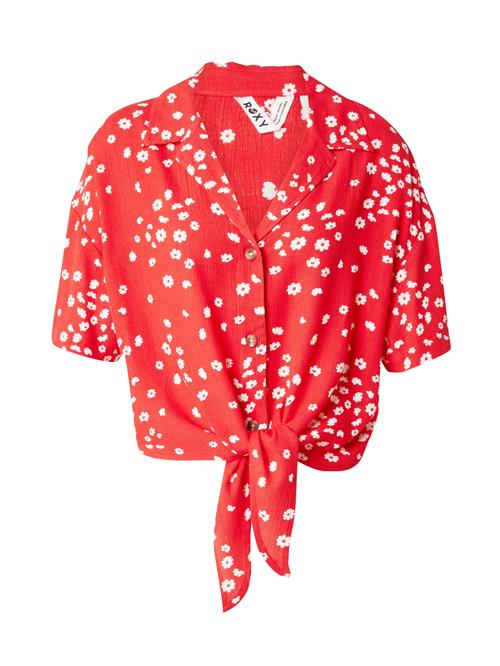 ROXY Bluse 'SALTY SWEET'  knaldrød / hvid