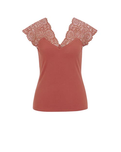 WE Fashion Bluse  cranberry