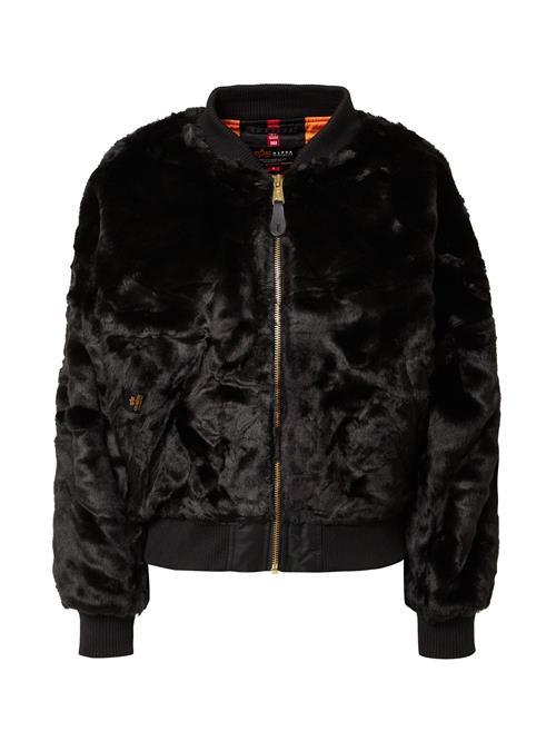 ALPHA INDUSTRIES Overgangsjakke 'MA-1 OS'  sort