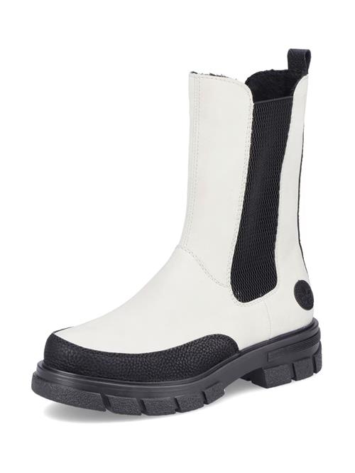 Rieker Chelsea Boots  creme / sort