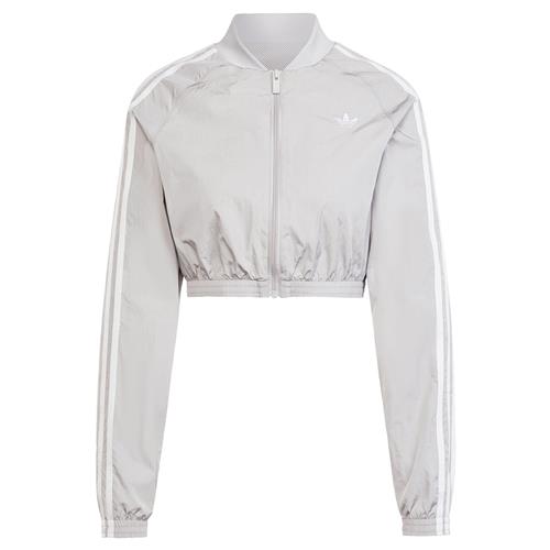 ADIDAS ORIGINALS Overgangsjakke 'Adicolor Teamgeist'  lysegrå / hvid