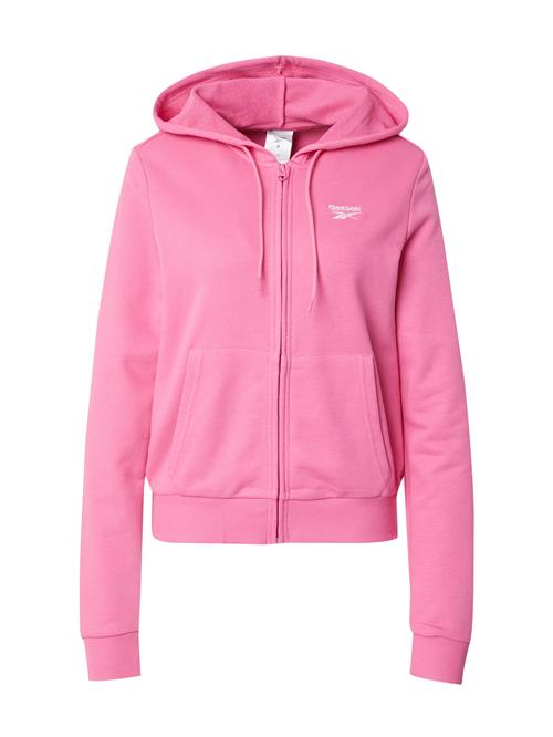 Reebok Sportssweatjakke  lys pink / hvid