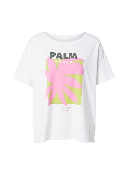 OUI Shirts  lysegrøn / lyserød / hvid