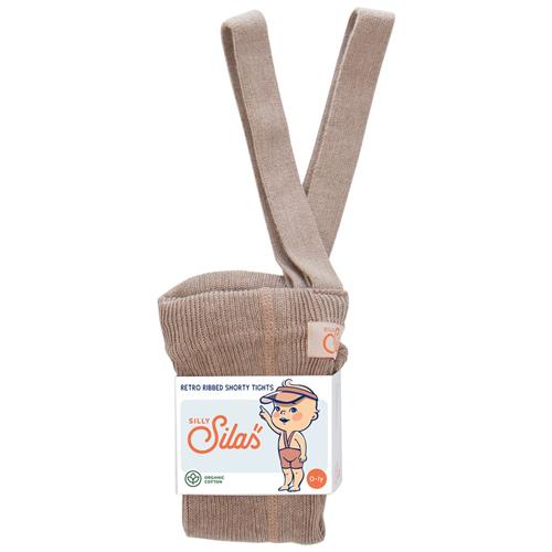 Silly Silas GOTS Shorty Fodsløse Strømpebukser Peanut Blend 1-2 Y  Beige  1-2 år  Unisex