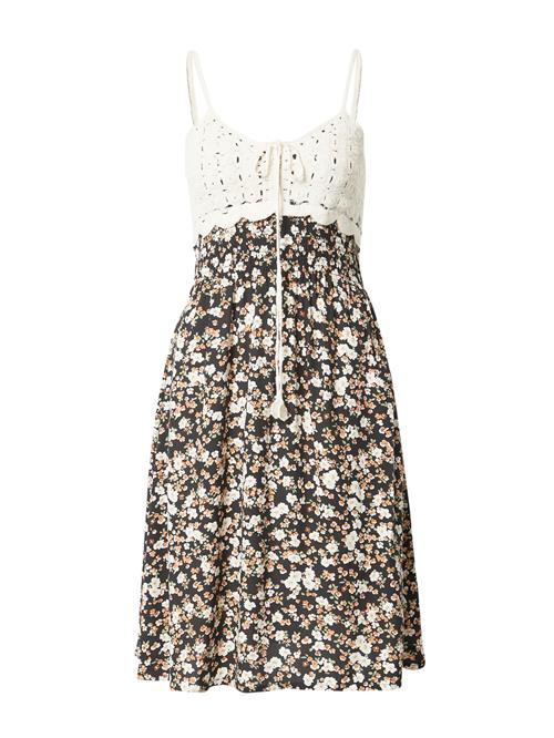 Hailys Sommerkjole 'Kana'  beige / creme / brun / sort