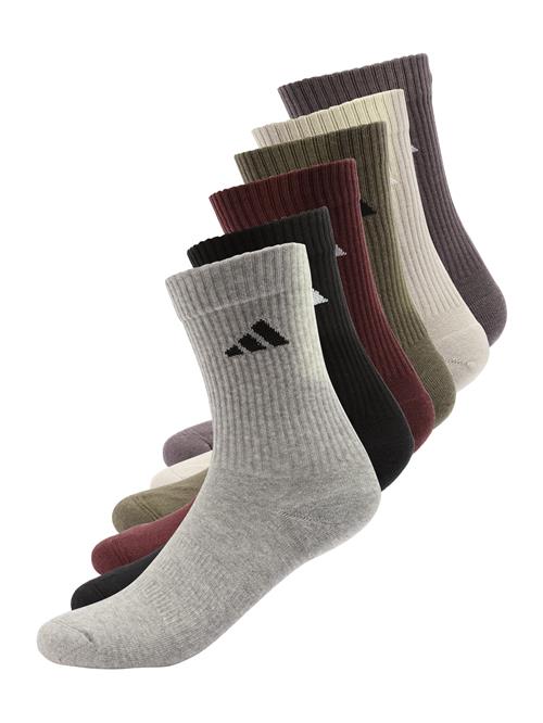 ADIDAS PERFORMANCE Sportssokker  lysegrå / khaki / lilla / bordeaux / sort / uldhvid