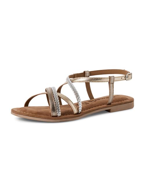Tamaris Sandaler med rem  champagne / sølv