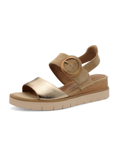 Tamaris Sandaler  lysebrun / guld