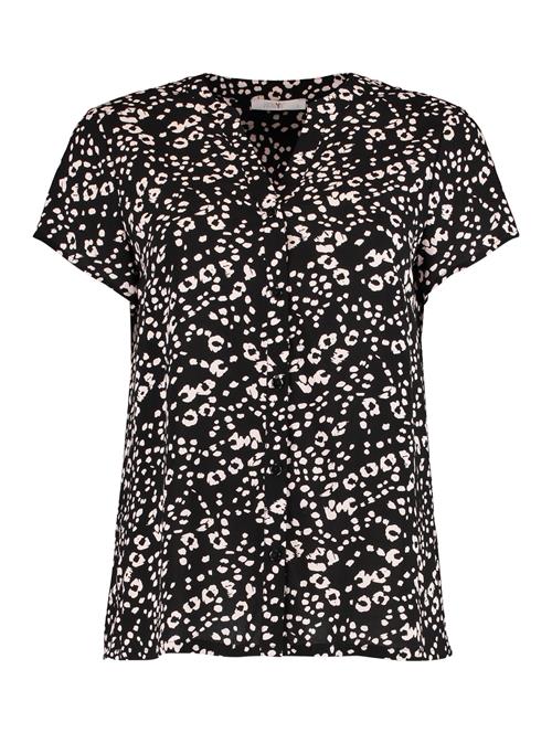 Hailys Bluse 'Ja44ne'  sort / offwhite