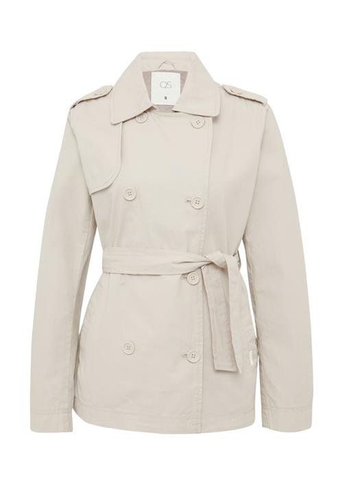 QS Overgangsfrakke  lysebeige