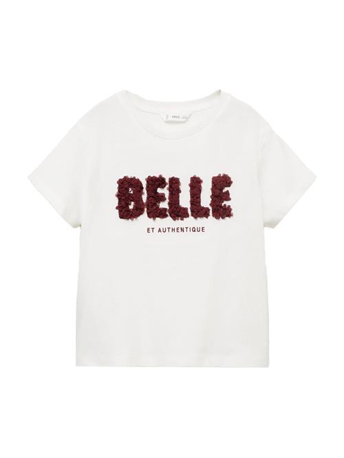 MANGO KIDS Bluser & t-shirts 'BELLE'  bordeaux / offwhite