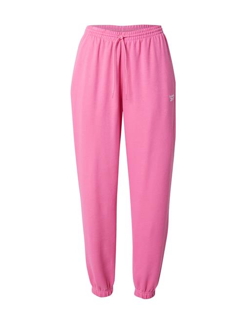 Reebok Sportsbukser  pink / hvid