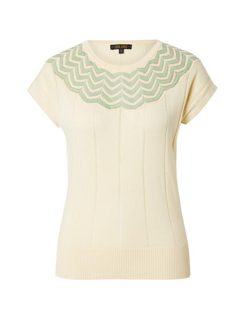 King Louie Shirts 'Yoke'  chamois / turkis / guld